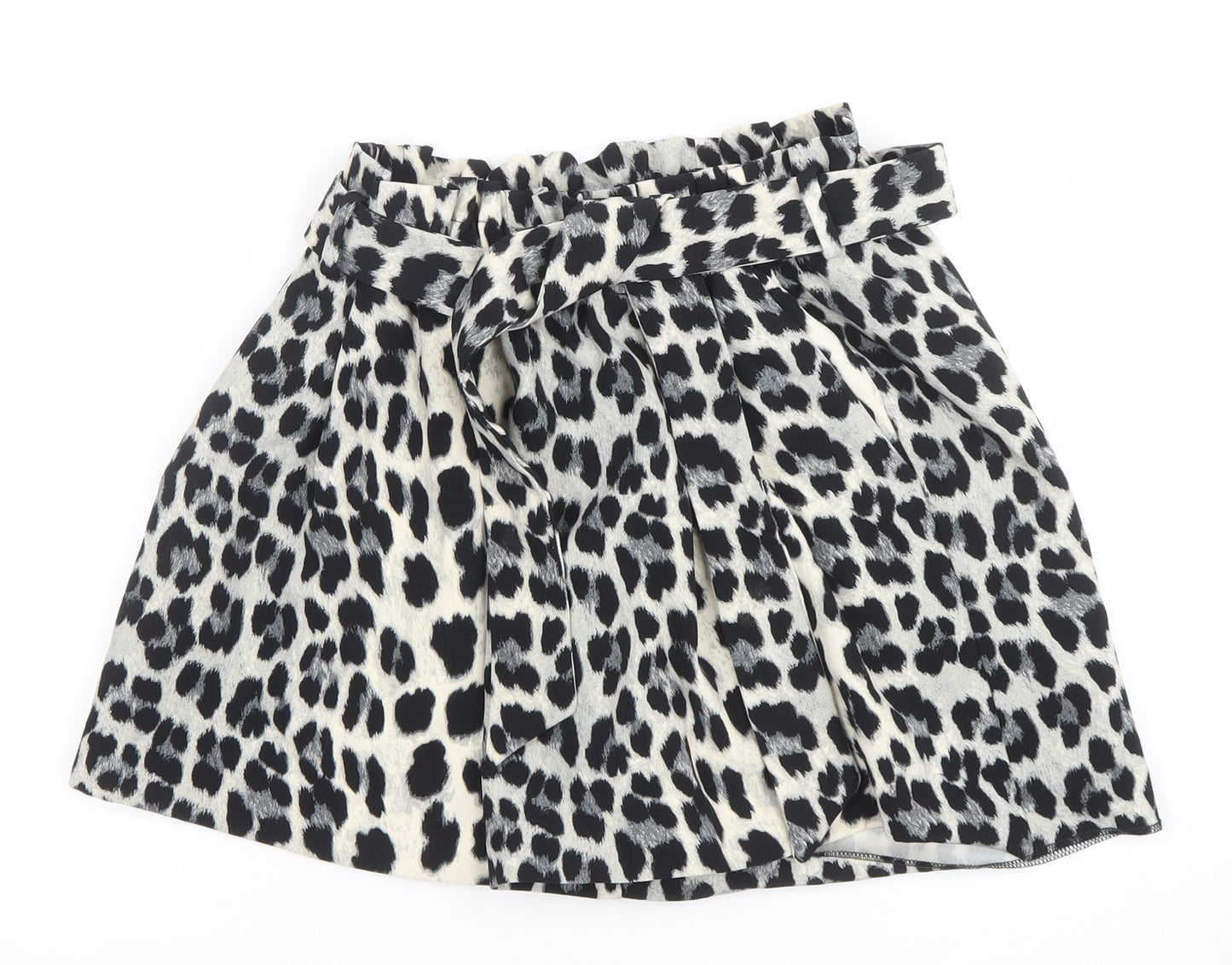 Womens UK Size S Zara Regular Fit Paperbag Shorts
