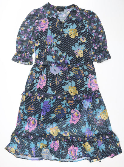 Womens UK Size 14 NEXT Fit & Flare Dress