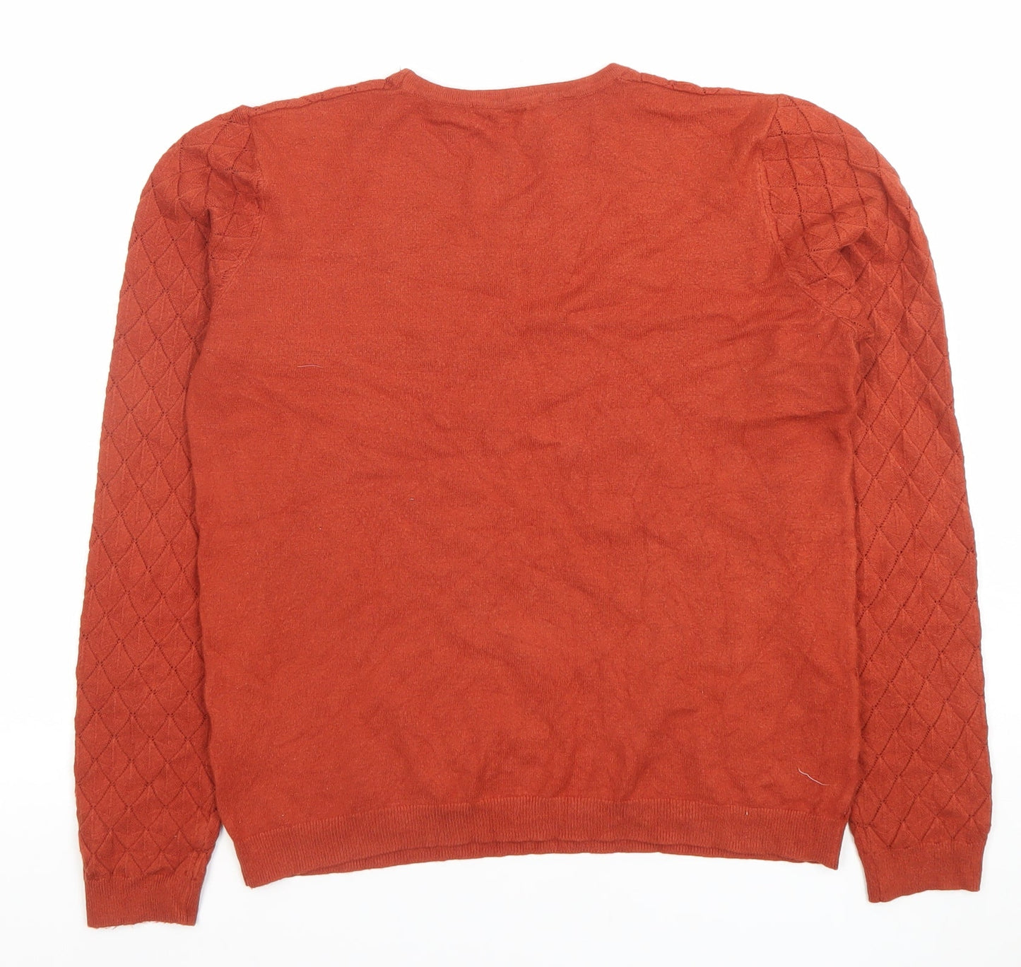 Womens UK Size 12 Warehouse Brown Pullover Jumper