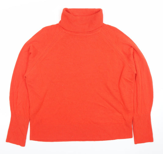 Womens UK Size L Marks and Spencer Red Pullover Jumper