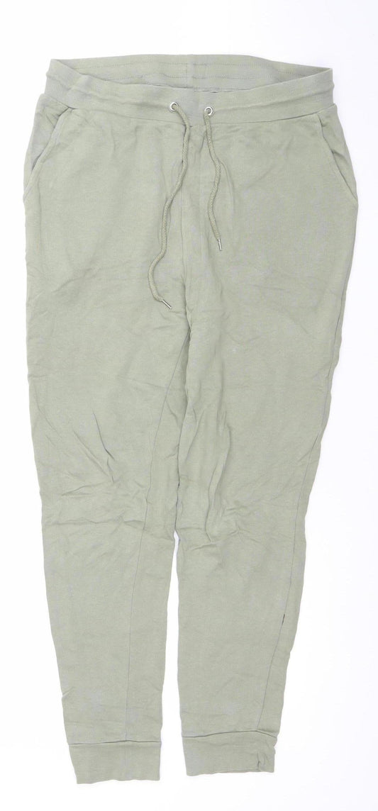 Mens UK Size M ASOS Regular Fit Jogger Green Trousers