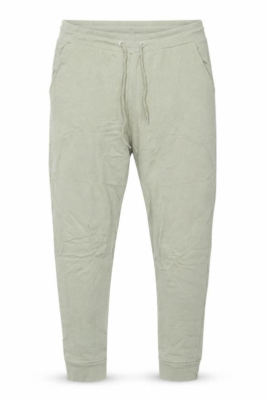 Front view of ASOS Men's Green Jogger Trousers M Regular Fit Cotton Blend