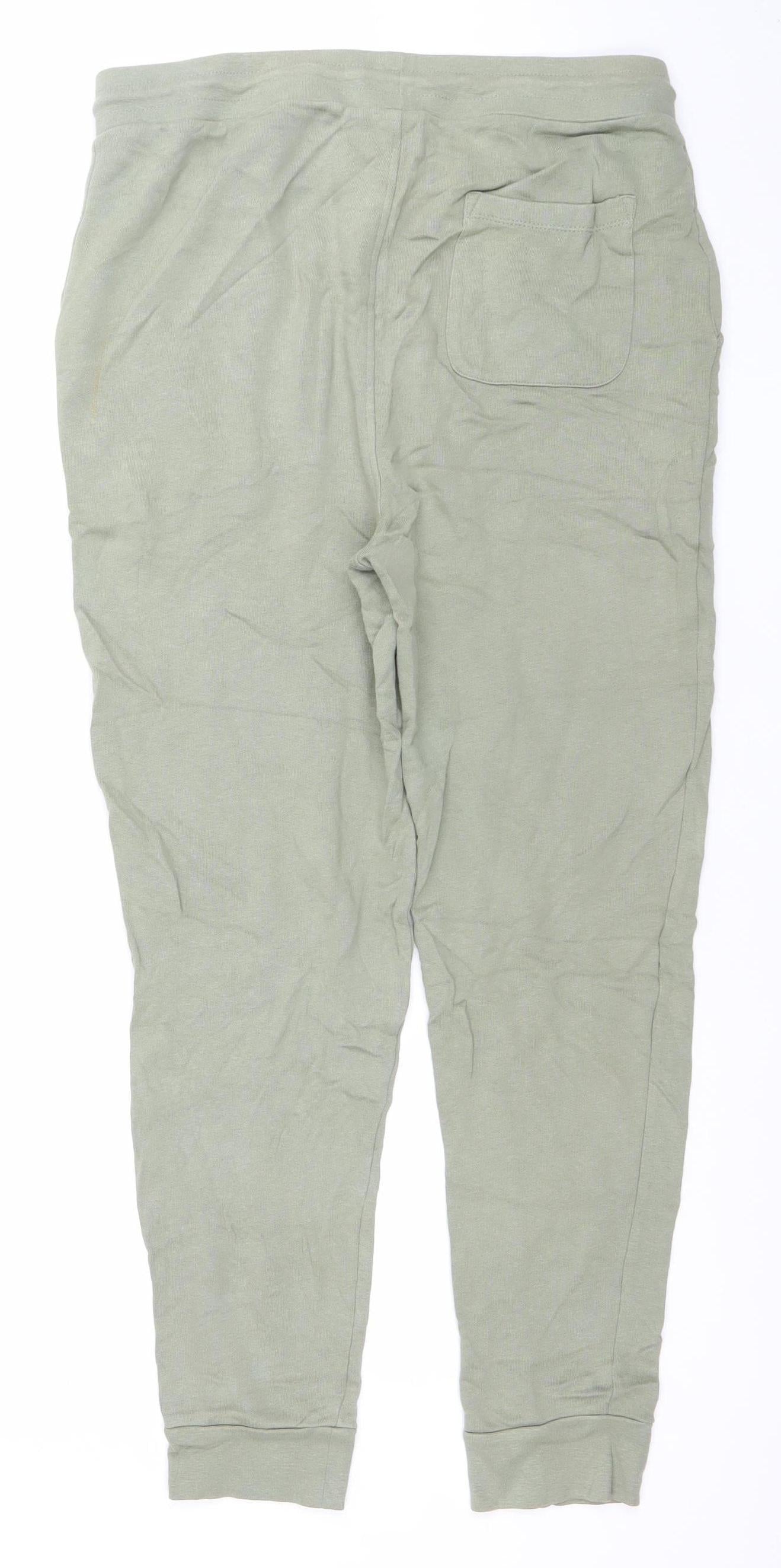 Mens UK Size M ASOS Regular Fit Jogger Green Trousers
