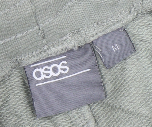Mens UK Size M ASOS Regular Fit Jogger Green Trousers