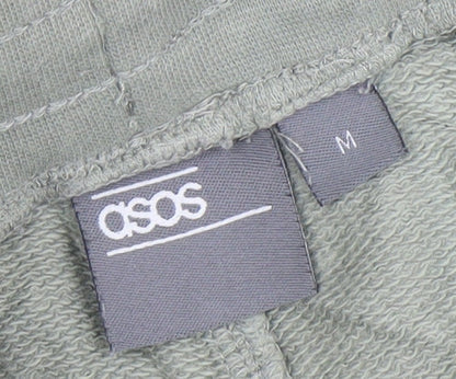 Mens UK Size M ASOS Regular Fit Jogger Green Trousers