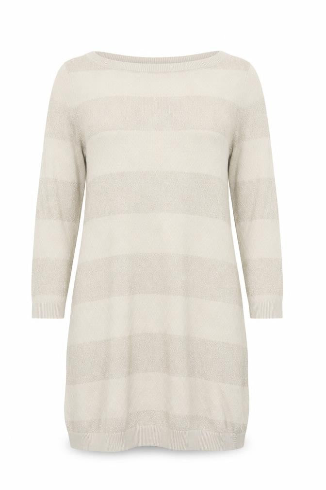Womens UK Size 14 Rocha.John Rocha Beige Tunic Jumper