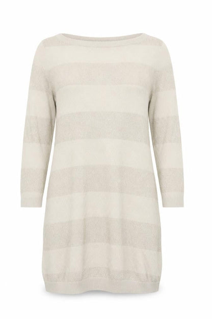 Womens UK Size 14 Rocha.John Rocha Beige Tunic Jumper