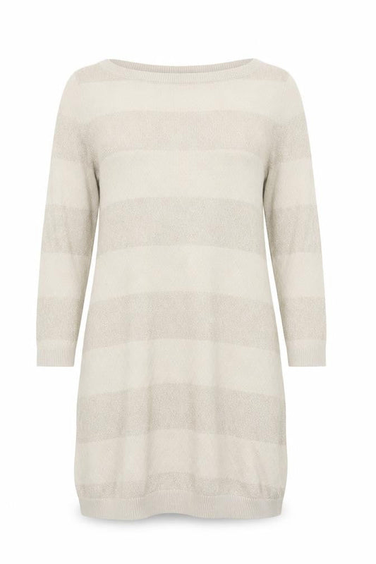 Womens UK Size 14 Rocha.John Rocha Beige Tunic Jumper