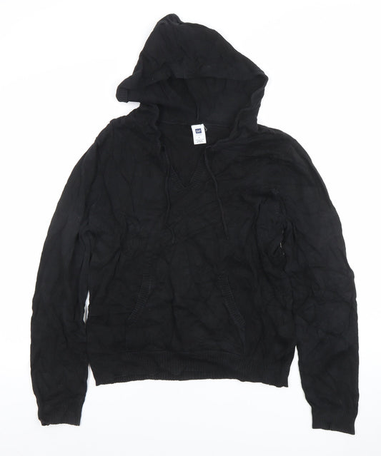 Womens UK Size L Gap Black Pullover Hoodie