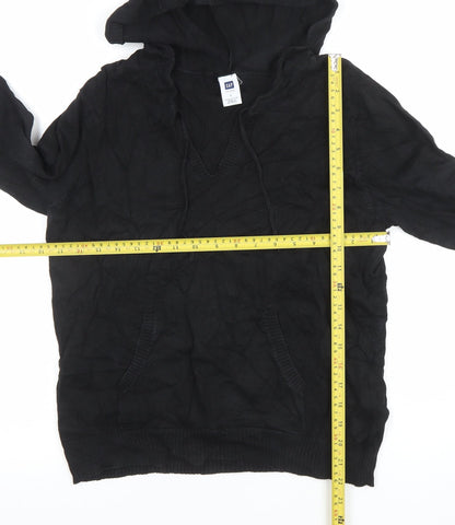 Womens UK Size L Gap Black Pullover Hoodie