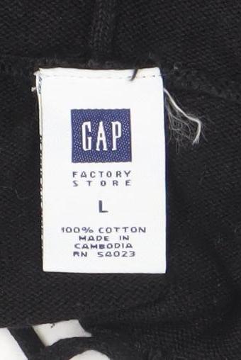 Womens UK Size L Gap Black Pullover Hoodie