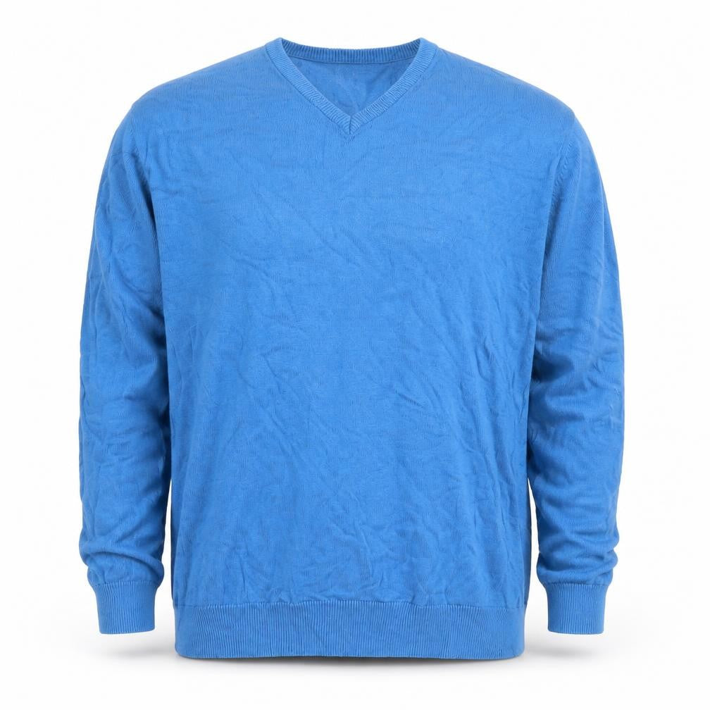 Mens UK Size L Brook Taverner Blue Pullover Jumper