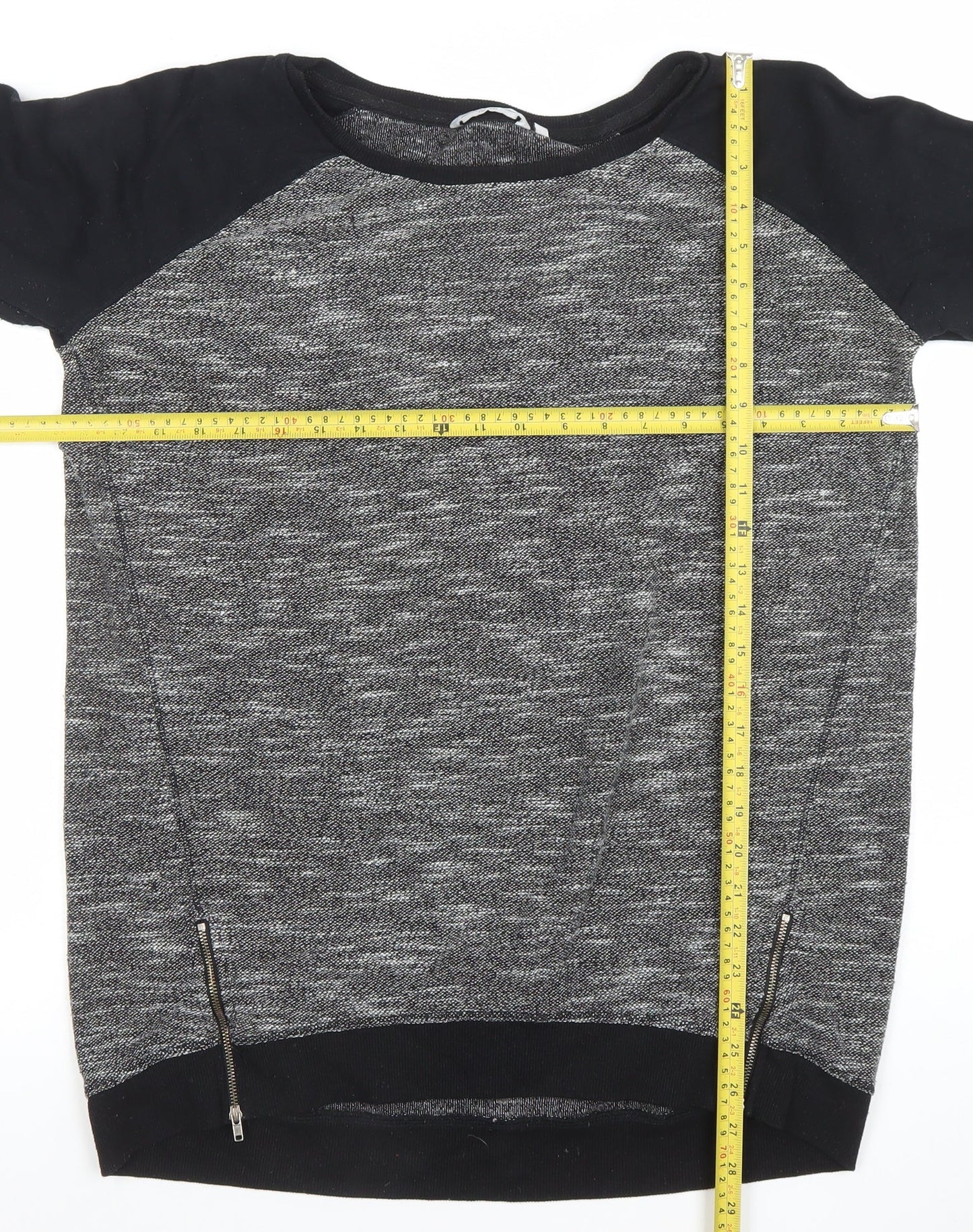 Womens UK Size 16 Look Black Pullover Jumper