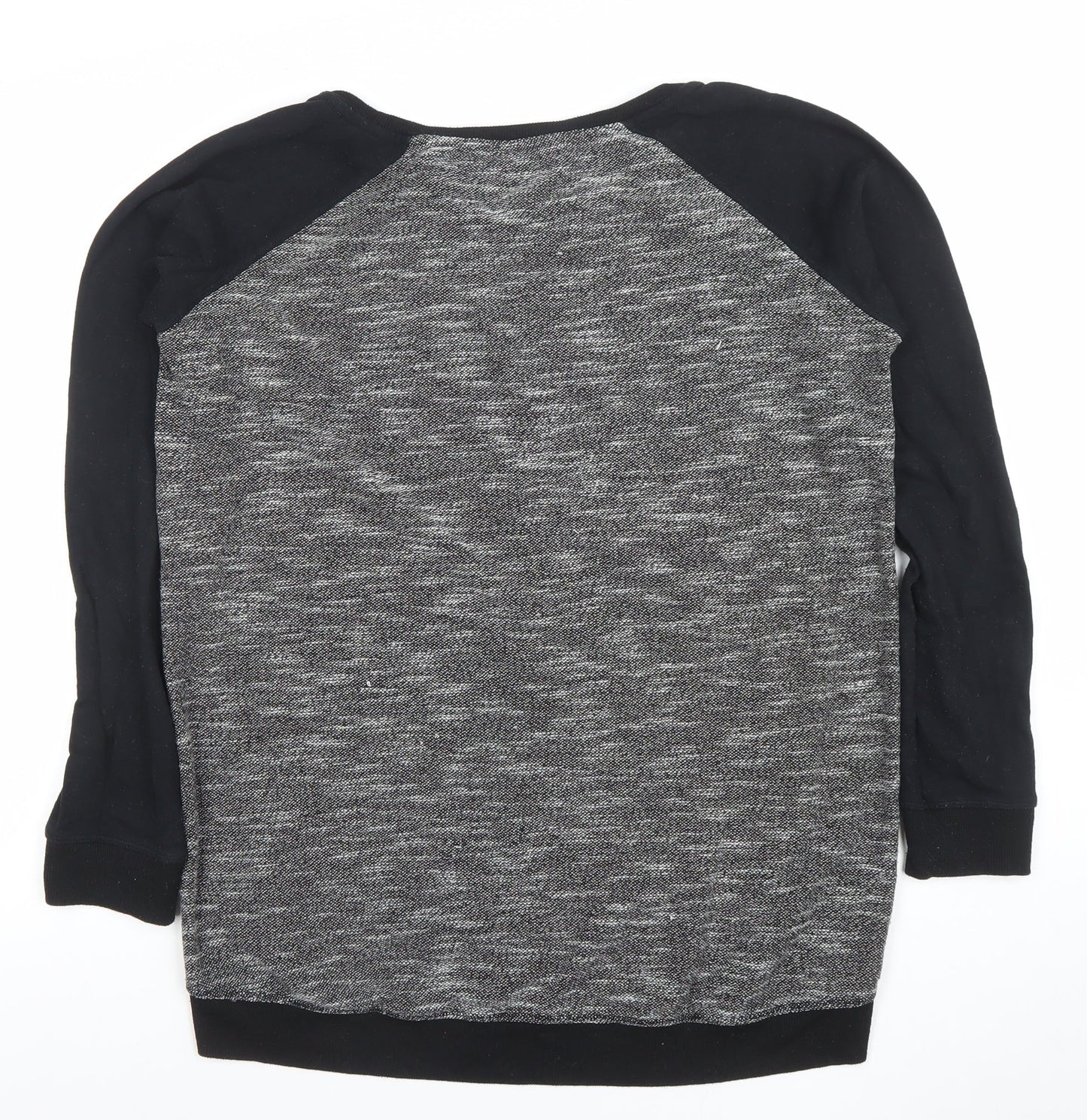 Womens UK Size 16 Look Black Pullover Jumper