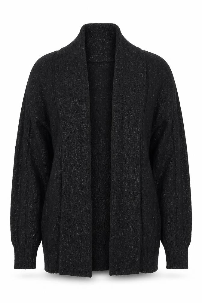 Womens UK Size L River Island Black Cardigan Jumper