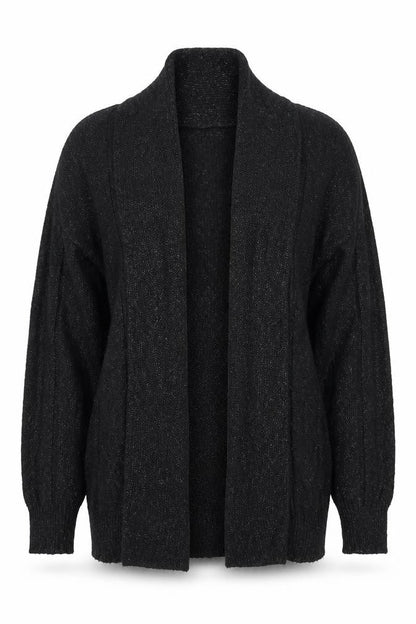 Womens UK Size L River Island Black Cardigan Jumper
