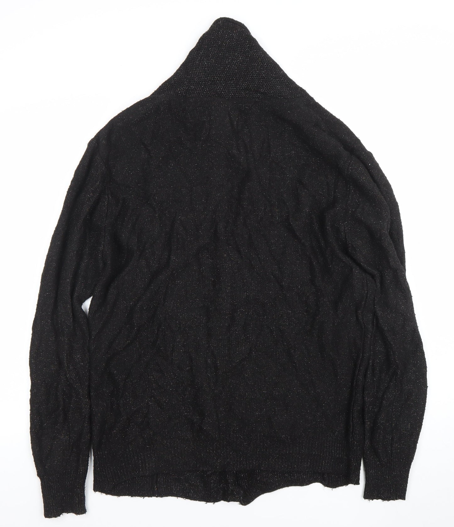 Womens UK Size L River Island Black Cardigan Jumper