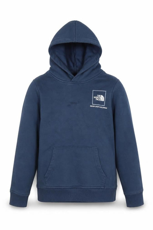 Boys UK Size 12 Years The North Face Blue Pullover Hoodie