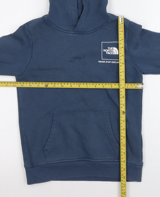 Boys UK Size 12 Years The North Face Blue Pullover Hoodie