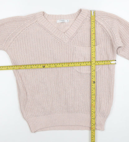 Womens UK Size S Tiffosi Pink Pullover Jumper