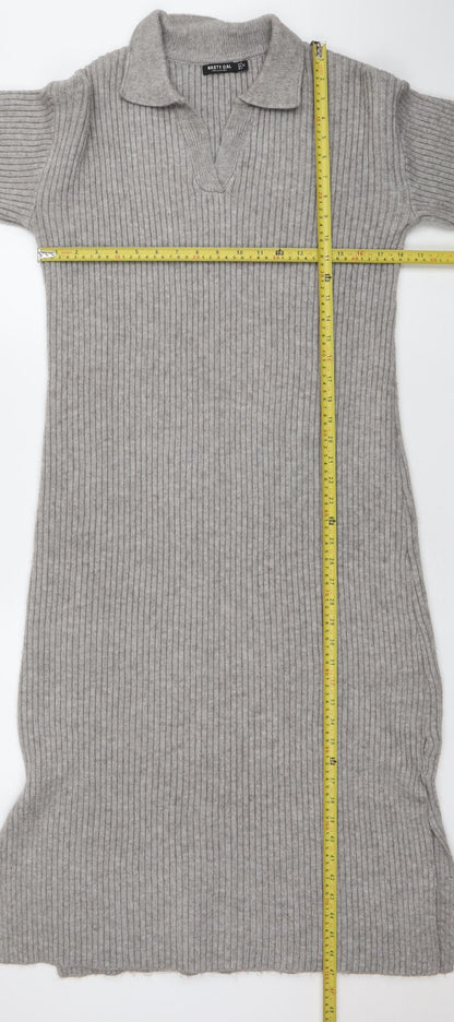 Womens UK Size 4 Nasty Gal Sweater Dress