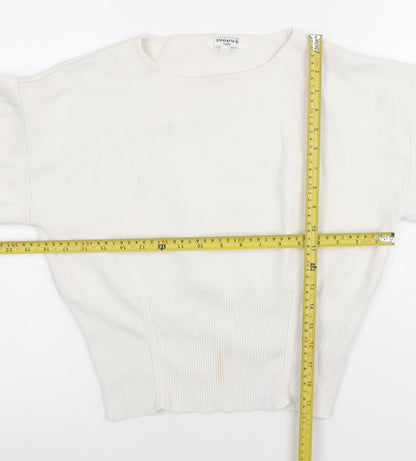 Womens UK Size M Sweewe Paris Ivory Basic Blouse