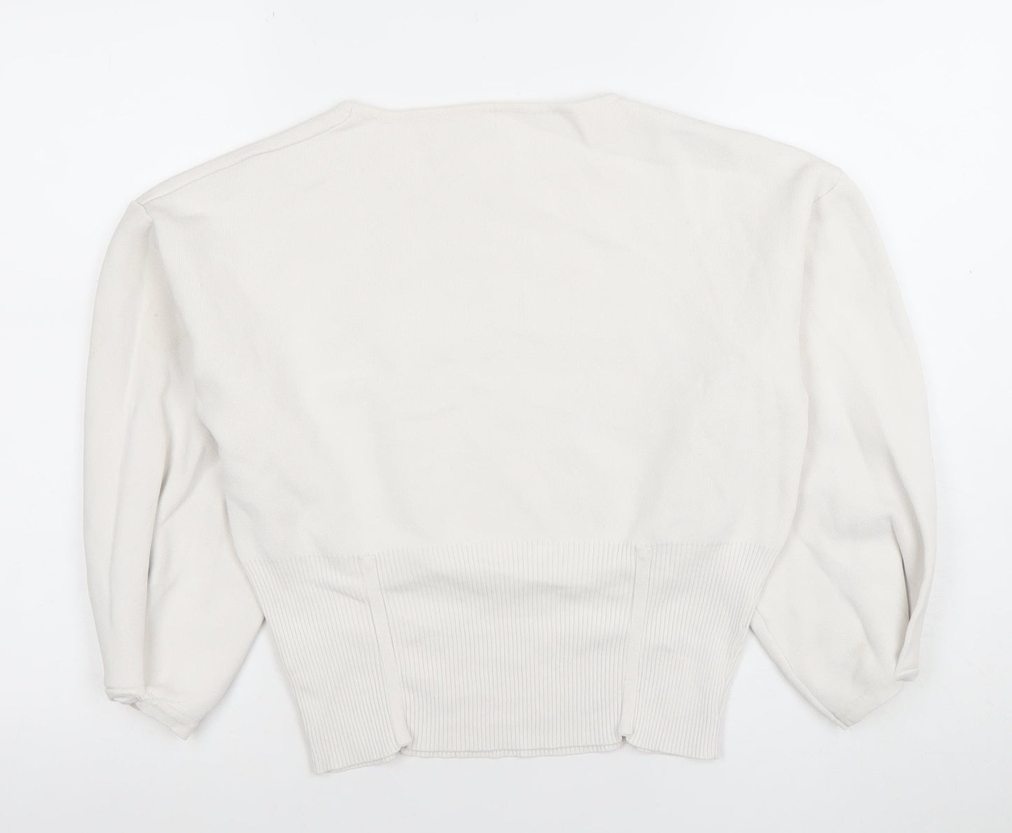 Womens UK Size M Sweewe Paris Ivory Basic Blouse