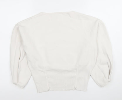 Womens UK Size M Sweewe Paris Ivory Basic Blouse