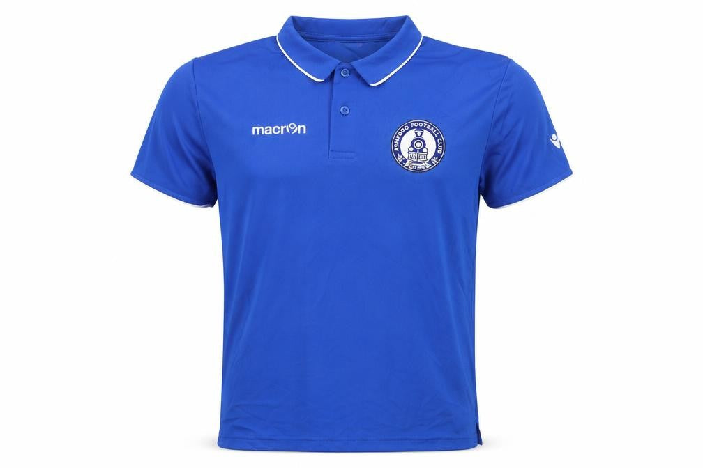 Mens UK Size S Macron Blue Football Polo