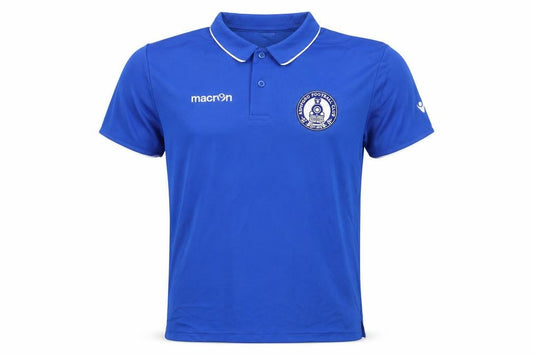 Mens UK Size S Macron Blue Football Polo