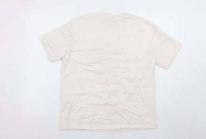 Womens UK Size S H&M White Basic T-Shirt
