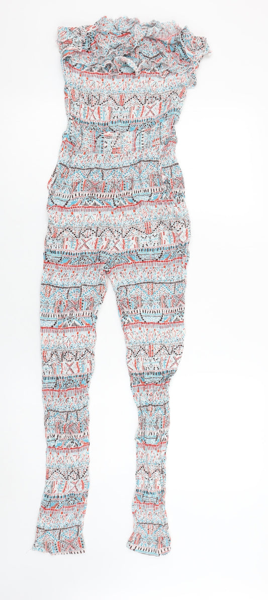 Womens UK Size S Hollister One-Piece Multicoloured Jumpsuit
