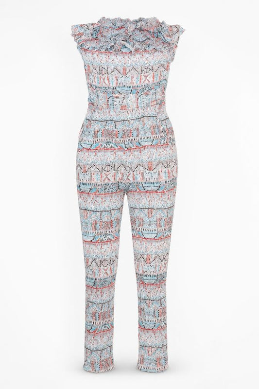 Womens UK Size S Hollister One-Piece Multicoloured Jumpsuit