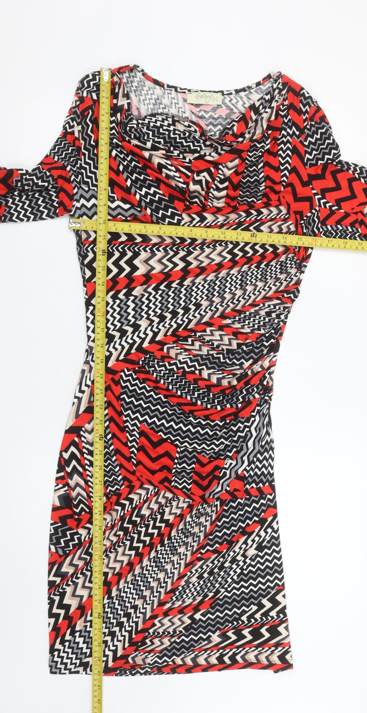 Womens UK Size 12 Gallery Bodycon Dress