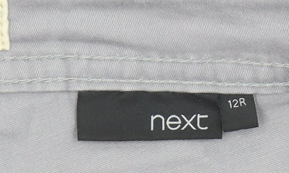 Womens UK Size 12 NEXT Slim Fit Skinny Grey Trousers