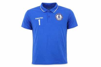 Mens UK Size M Macron Blue Football Polo