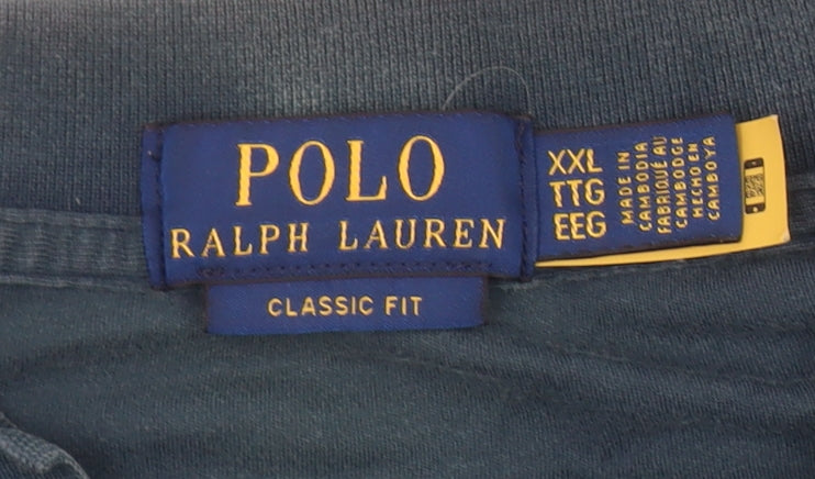 Mens UK Size 2XL Ralph Lauren 100% Cotton Polo Shirt
