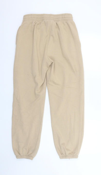 Womens UK Size M Champion Relaxed Fit Sweatpants Beige Trousers