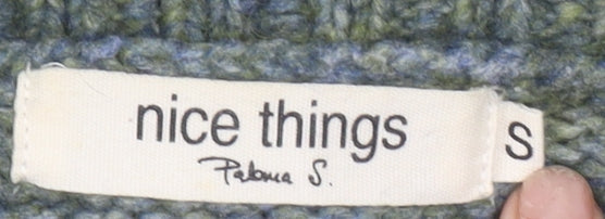 Womens UK Size S Nice Things Paloma S. Green Pullover Jumper
