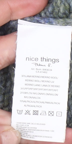 Womens UK Size S Nice Things Paloma S. Green Pullover Jumper