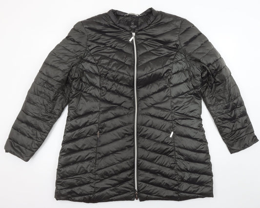 Womens UK Size M Madeleine Black Puffer Jacket