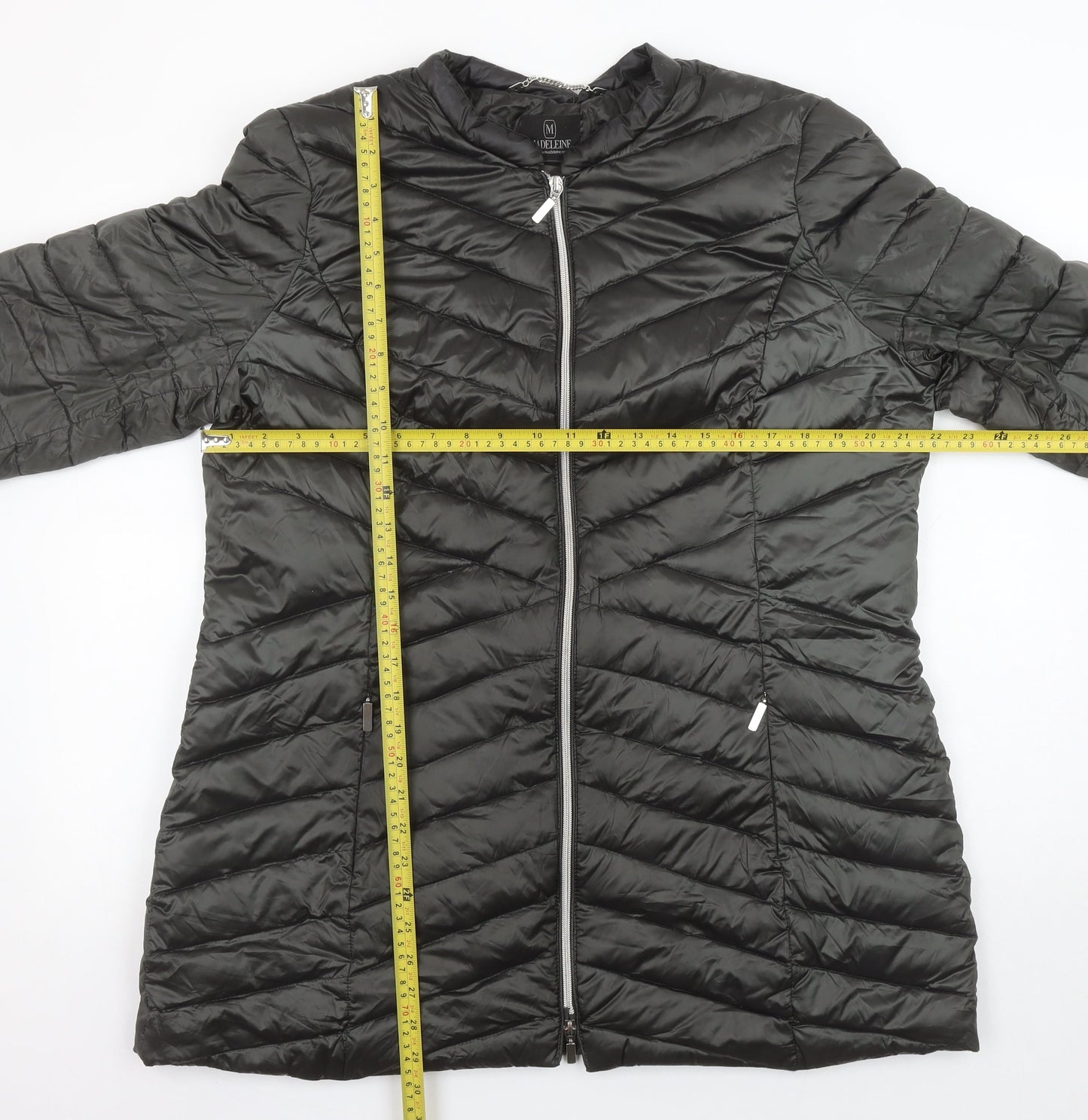 Womens UK Size M Madeleine Black Puffer Jacket