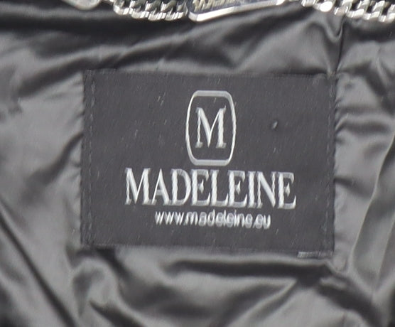 Womens UK Size M Madeleine Black Puffer Jacket