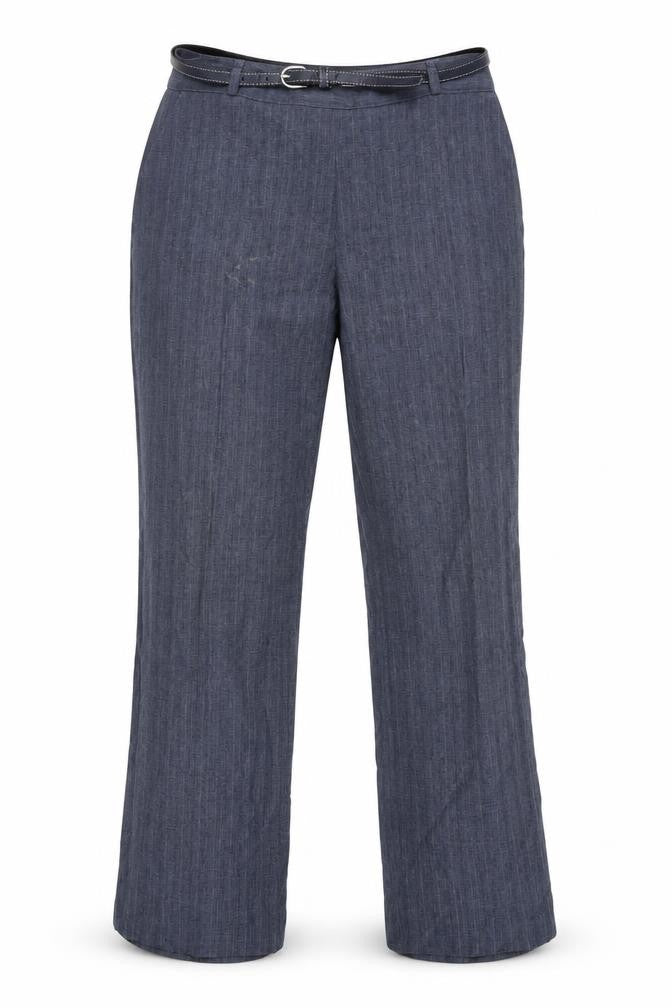 Womens UK Size 10 Marks and Spencer Regular Fit Business Casual Workwear Blue Tr