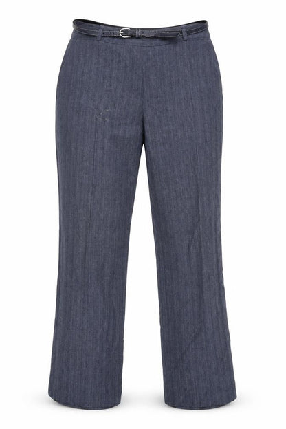 Womens UK Size 10 Marks and Spencer Regular Fit Business Casual Workwear Blue Tr