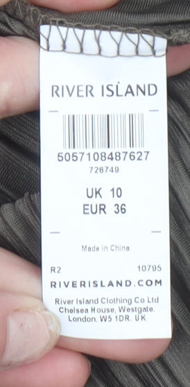 Womens UK Size 10 River Island Wrap Dress