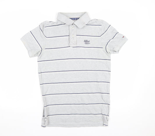 Mens UK Size M Hilfiger Denim 100% Cotton Polo Shirt