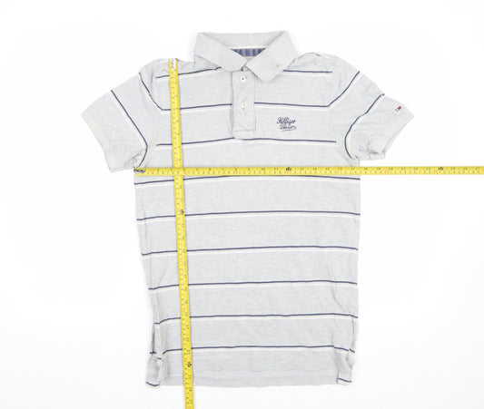 Mens UK Size M Hilfiger Denim 100% Cotton Polo Shirt