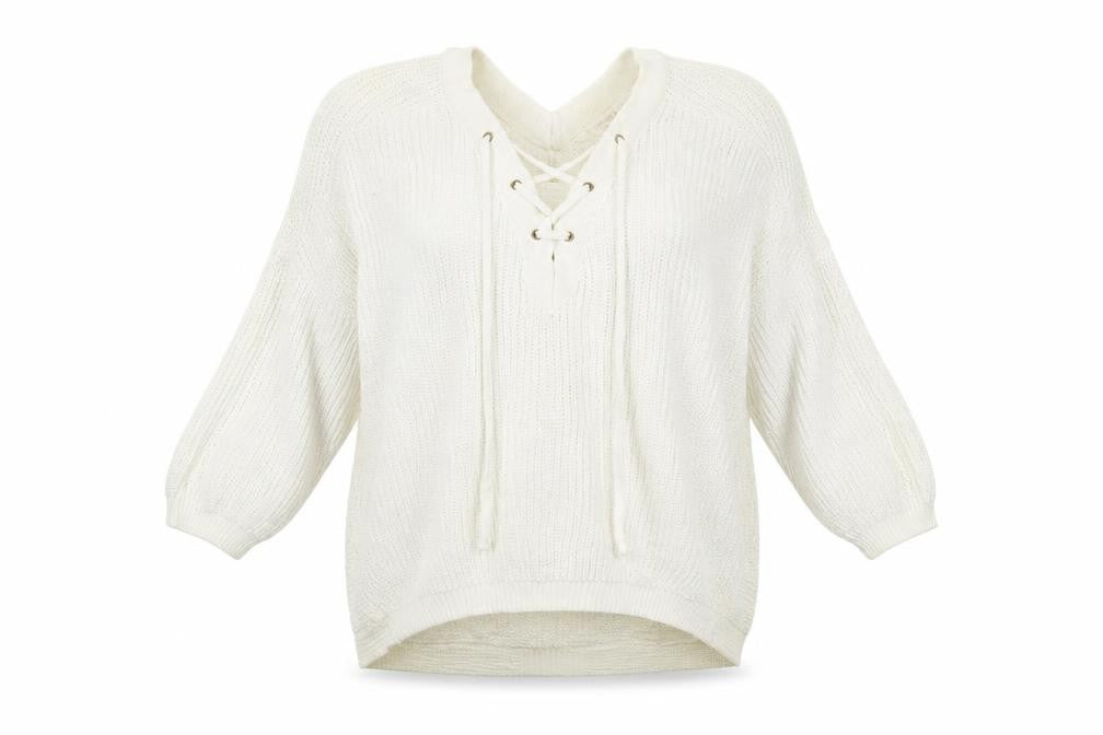Womens UK Size 6 River Island Ivory Pullover Jumper