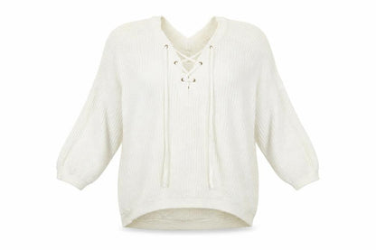 Womens UK Size 6 River Island Ivory Pullover Jumper